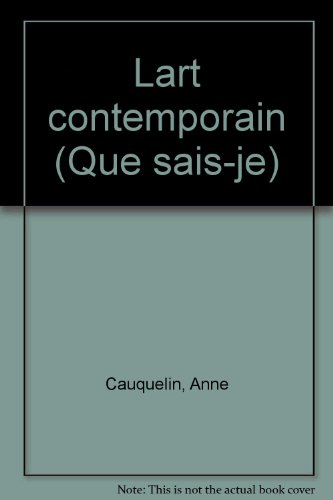 l'art contemporain