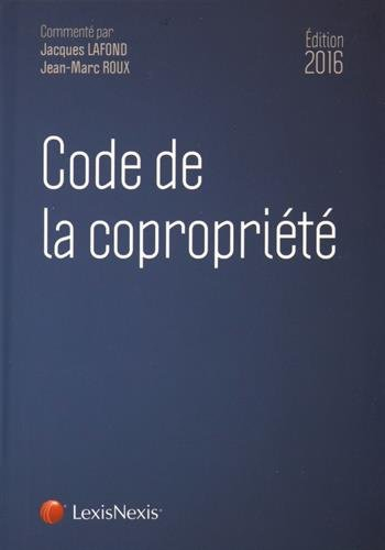 Code de la copropriété 2016