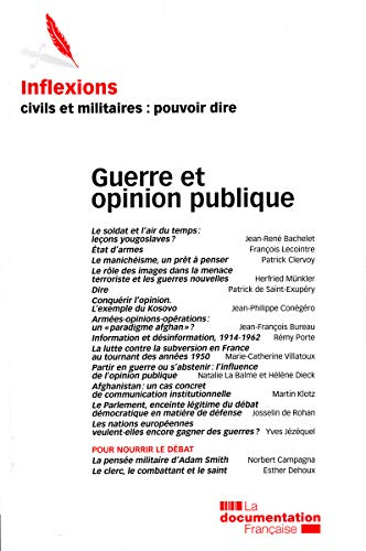 Inflexions, n° 14. Guerre et opinion publique