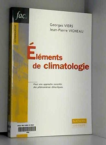 Eléments de climatologie