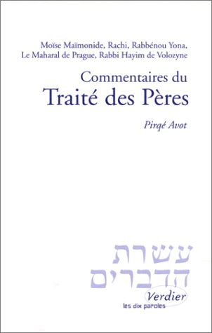 Commentaires du Traité des Pères : Pirqê avôt