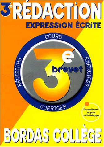 Français, expression écrite, rédaction 3e