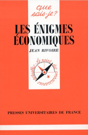 Les Enigmes économiques