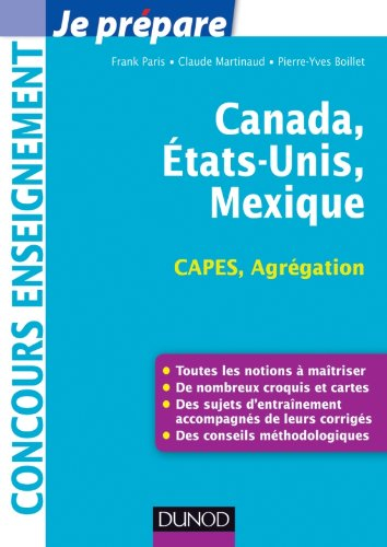 Canada, Etats-Unis, Mexique : CAPES, Agrégation