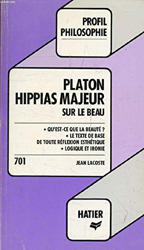 platon hippias majeur. sur le beau