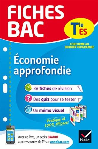 Economie approfondie terminale ES, enseignement de spécialité