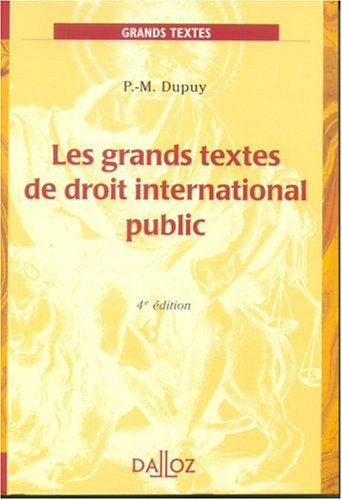 Grands textes de droit international public