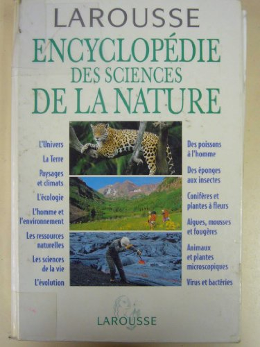 encyclopedie des sciences de la nature
