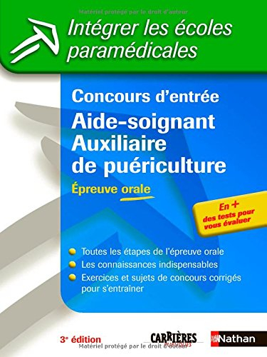 Concours d'entrée aide-soignant, auxiliaire de puériculture : épreuve orale