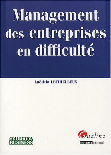 Management des entreprises en difficulté