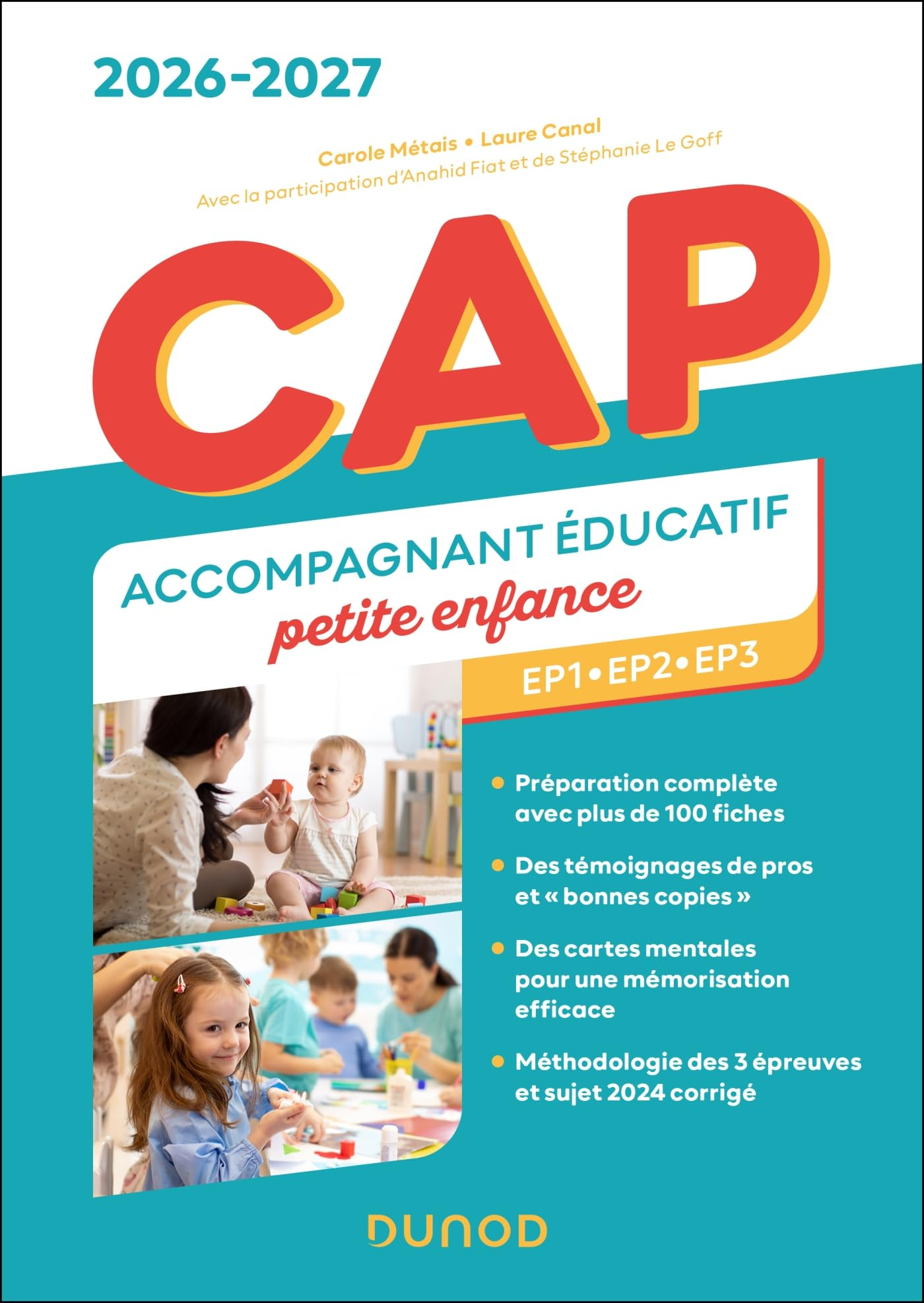 CAP accompagnant éducatif petite enfance : EP1, EP2, EP3 : 2026-2027