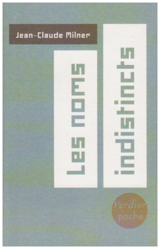 Les noms indistincts