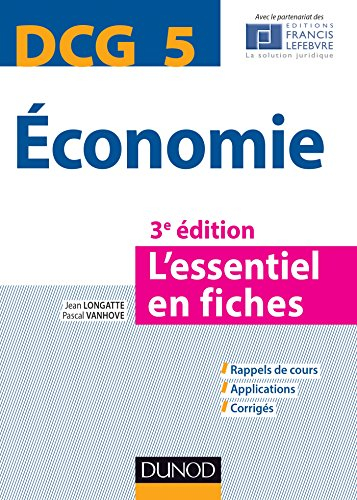 Economie, DCG 5 : l'essentiel en fiches