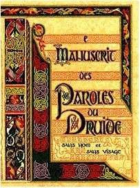 le manuscrit des paroles du druide sans nom et sans visage