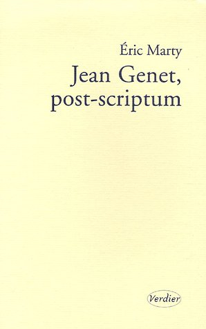 Jean Genet, post-scriptum : essai