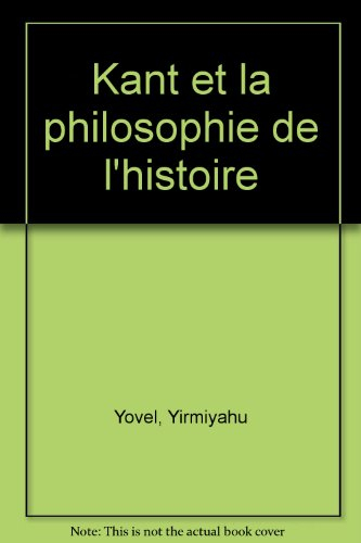 Kant et la philosophie de l'histoire