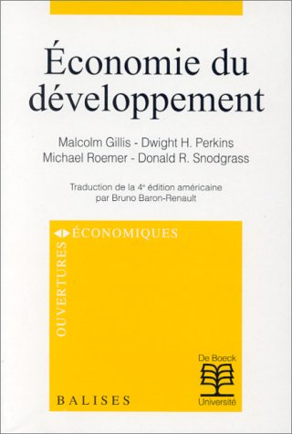 Economie du développement