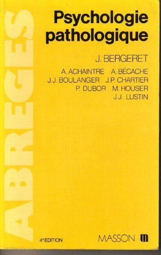 psychologie pathologique