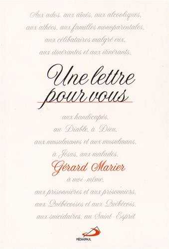 Une lettre pour vous