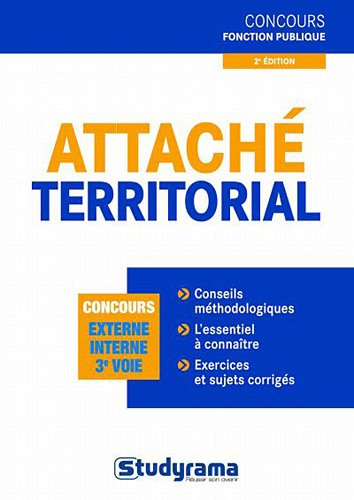 Attaché territorial : concours externe, interne, 3e voie