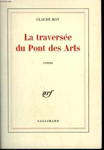 la traversee du pont des arts.