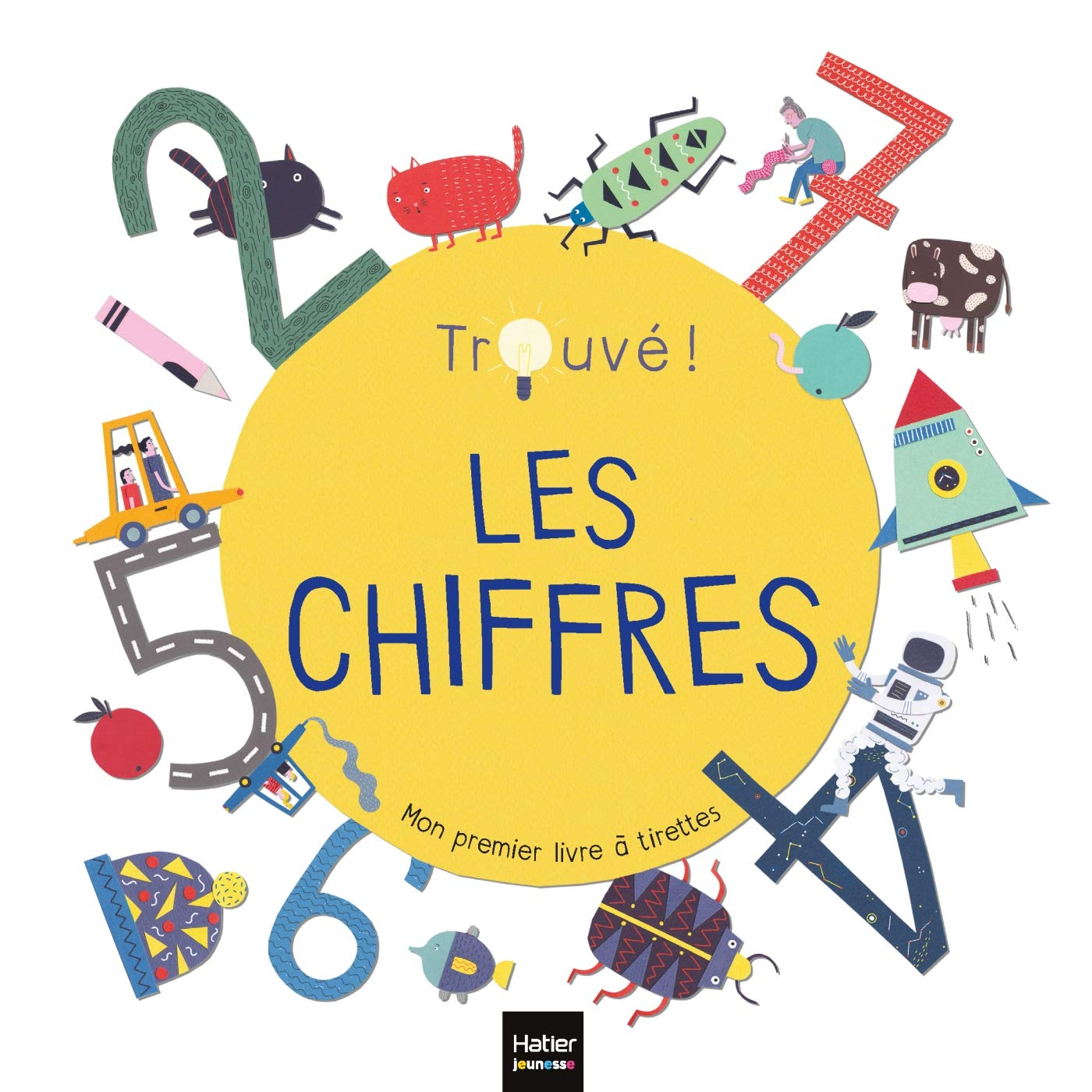 Les chiffres : mon premier livre à tirettes