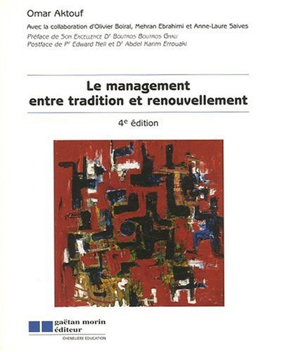 Le management entre tradition et renouvellement