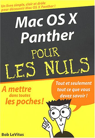 Mac OS X Panther pour les nuls