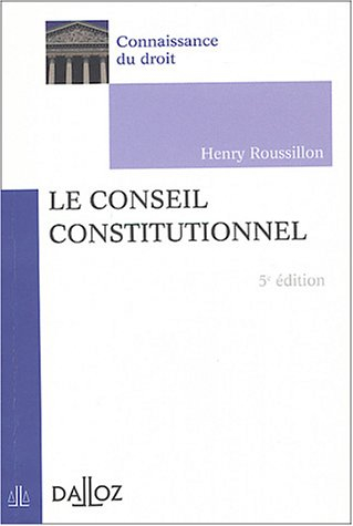 Le Conseil constitutionnel