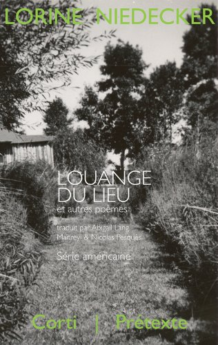 Louange du lieu et autres poèmes
