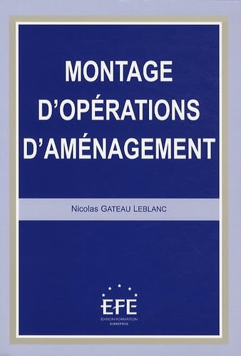 Montage d'opérations d'aménagement