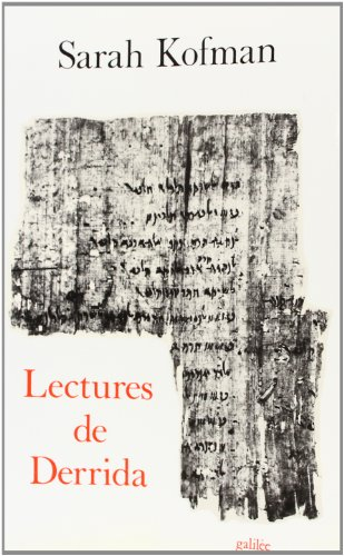 Lectures de Derrida