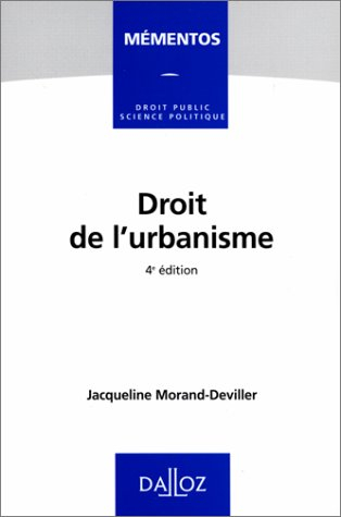droit de l'urbanisme. 1998, 4ème édition