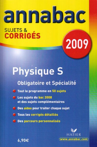 Physique S : enseignement obligatoire et de spécialité