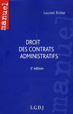 Droit des contrats administratifs