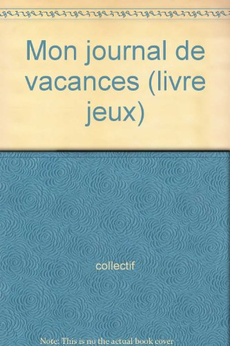 Mon journal de vacances