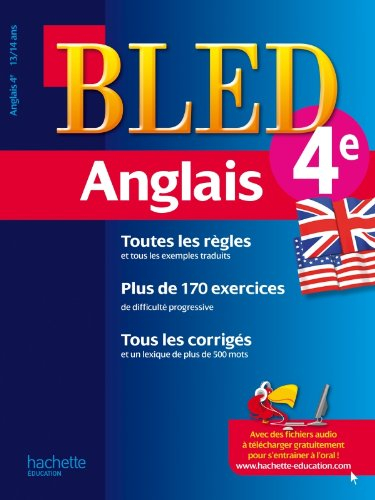 Bled anglais 4e, 13-14 ans