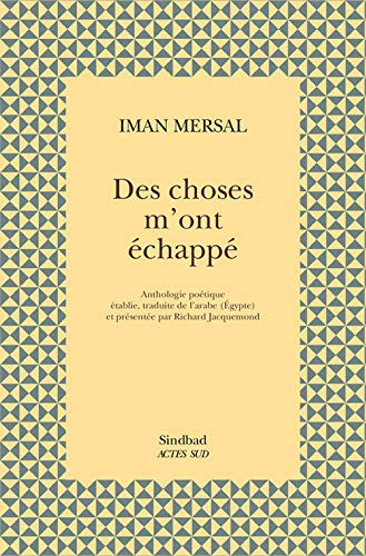 Des choses m'ont échappé