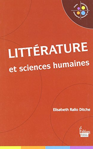 Littérature et sciences humaines