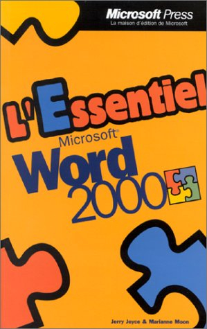 l'essentiel microsoft word 2000