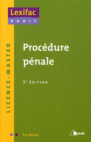 Procédure pénale : licence, master