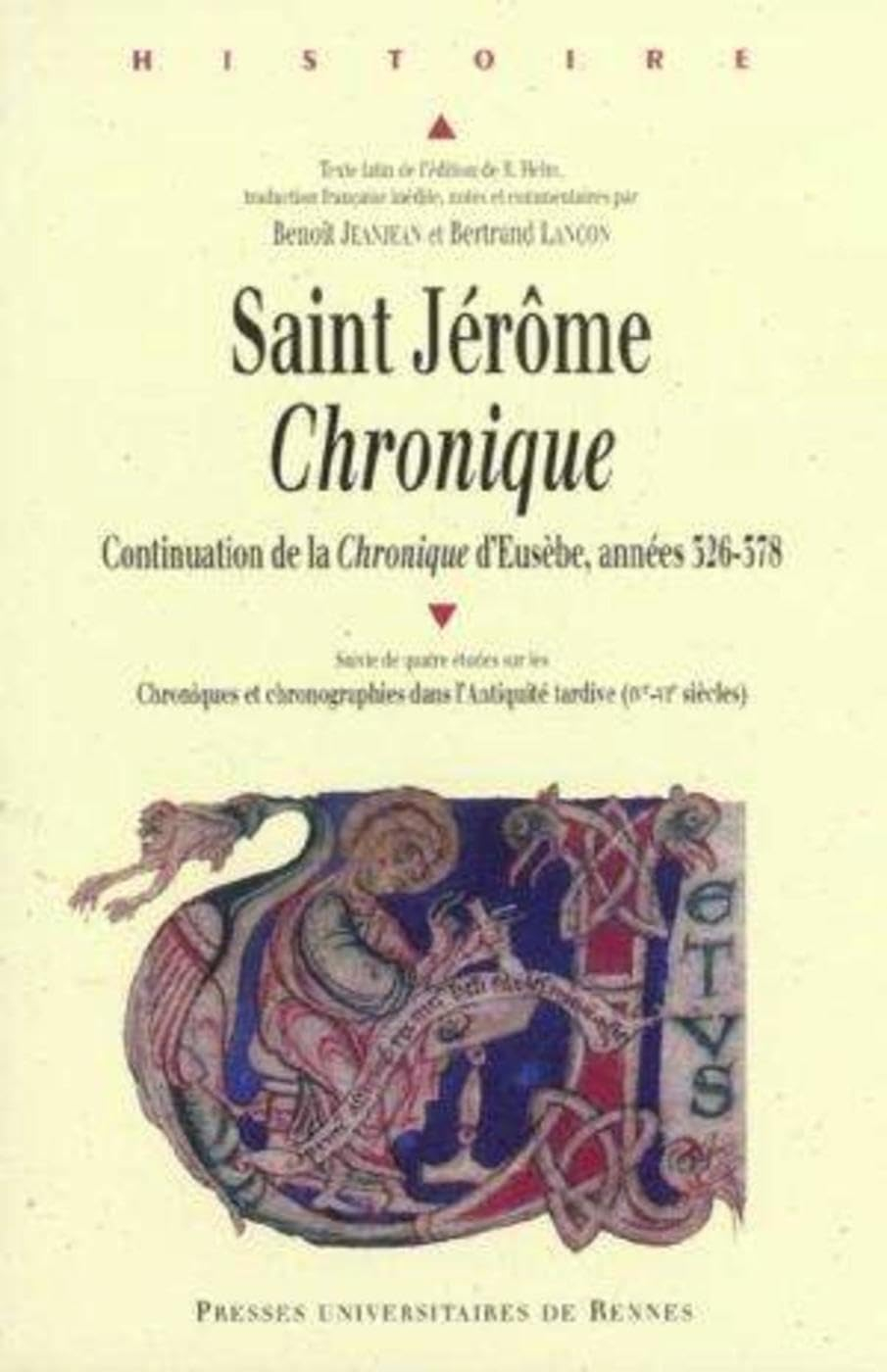 Chronique : continuation de la Chronique d'Eusèbe, années 326-378. Chroniques et chronographies dans