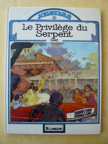 jonathan, tome 8 : le privilege du serpent