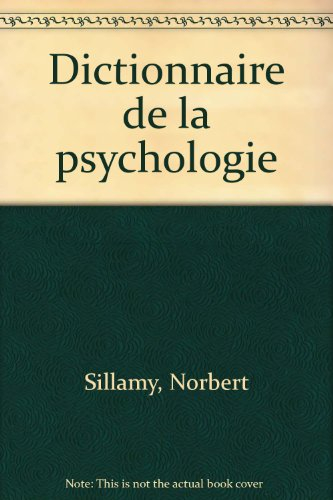 dictionnaire de la psychologie