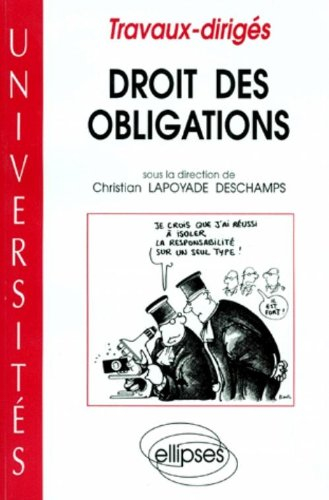 droit des obligations : travaux dirigés