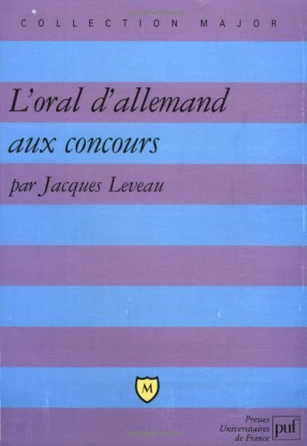 L'oral d'allemand aux concours