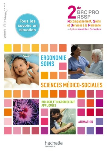 Ergonomie-soins, sciences médico-sociales, animation, biologie et microbiologie appliquées : 2de bac