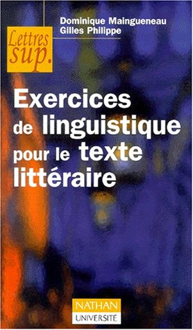 Exercices de linguistique pour le texte littéraire