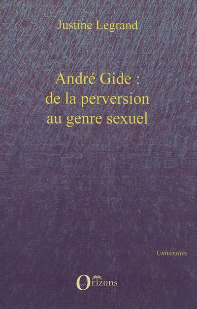 André Gide : de la perversion au genre sexuel