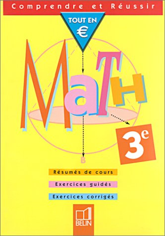 Math 3e : tout en euros